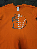 Baseball/Softball Bulldogs Split Tee