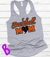 Baseball Mom Tees (Multiple Style)