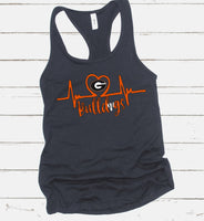 Baseball/Softball Heart Top