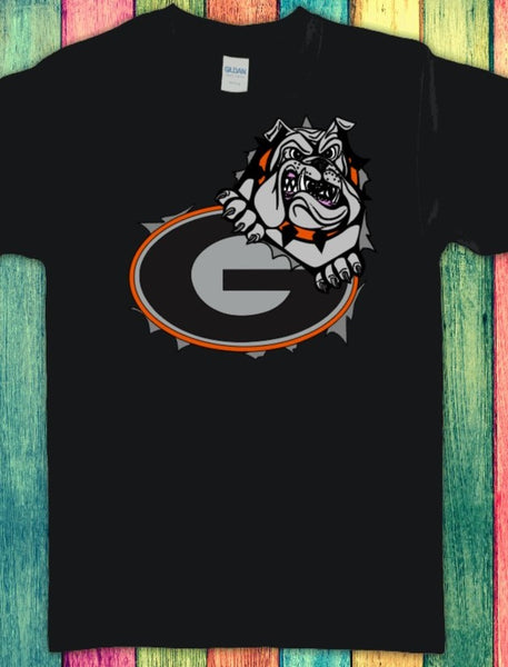 School Spirit- Ripping Bulldogs Shirt-Kids