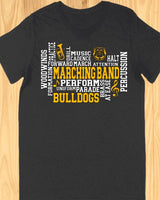 Marching Band Word Collage