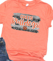 Bulldogs-Leopard Paint Stripes