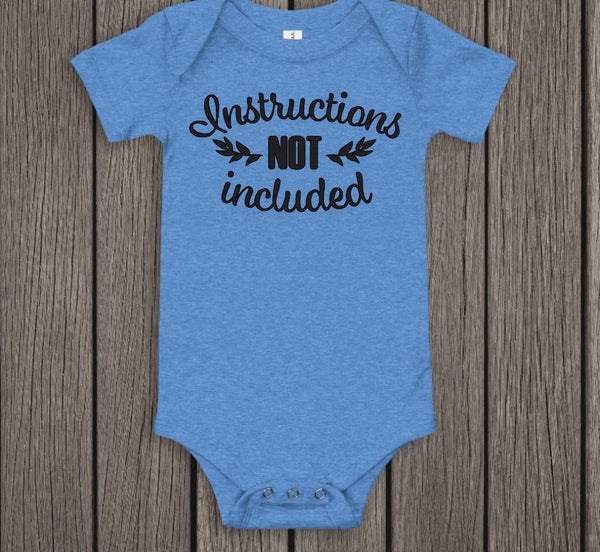 Instructions Not Included Onesie