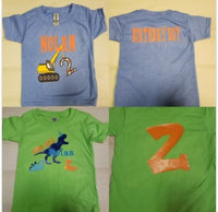 Custom Birthday Party Shirts